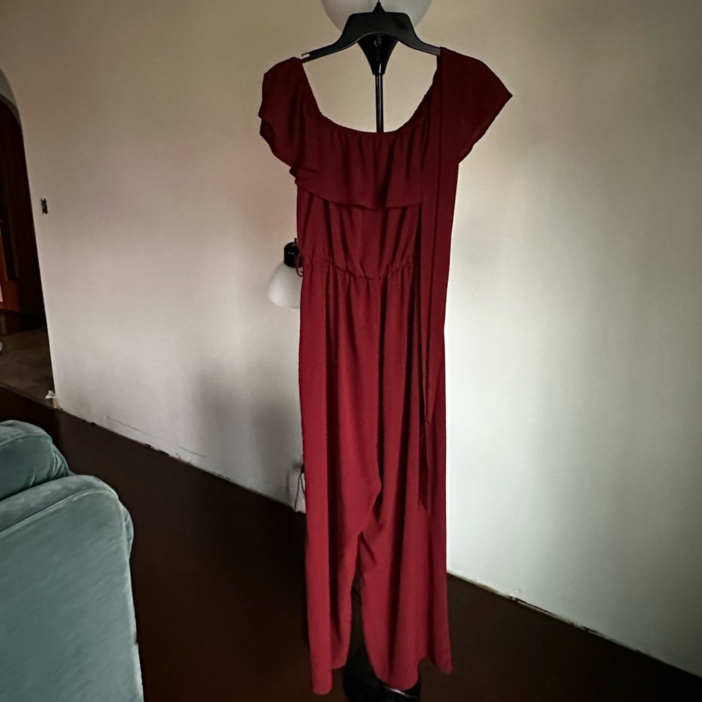 Off the shoulder jumsuit